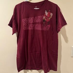 Disney Gaston *Husband Material* Shirt EUC